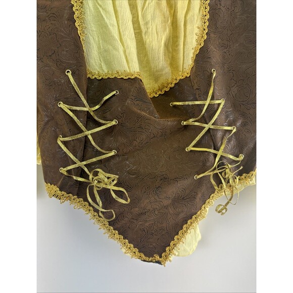 Incharacter Rustic Pirate Lady Costume Plus 3X Corset Gauze Blouse Boot Tops Hat - Picture 5 of 15